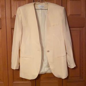 Pale Yellow Blazer